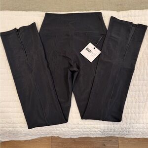 Beach Riot Black Ribbed Leggings